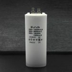 CAPACITOR TRABAJO PLASTICO 60 MFD 250 450V